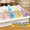 Llavero flotante de arenas movedizas de animal marino para mujer, exquisito, lindo, creativo, acrílico, colgante de aceite líquido