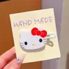 Nuevo Estilo Simple Versátil Gato KT Grande Pinza sin Costuras Corazón de Niña Flequillo Pinza Lateral Dibujos Animados Adorno para la Cabeza Dulce Pinza Lateral para Mujer