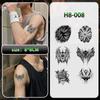 Tatuaje Herbal Adhesivo para Hombre Impermeable Larga Duración Pecho Brazo Cuello Tatuaje Trendy Corppie Guapo Simulación No Reflejante Semipermanente