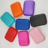 Caja de Almacenamiento de Auriculares Eva Colorida, Colección de Cables de Datos y Discos Duros, Bolsa Multifuncional PU Unisex, Bolsa Cuadrada de Eva con Cremallera