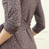 Falda Cruzada con Cuello en V, Ajuste Slim, Vestido Moderno con Lunares y Cordones, Una Pieza Envío Directo Pgdvf2025 Nuevo Estilo de Verano