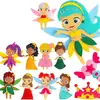 Kit de Arte de Costura com Feltro Transfronteiriço para Crianças Pacote de Material de Educação Infantil Terno Divertido de Costura DIY de Natal