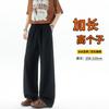 190 Pantalones Altos de Lino Yamamoto Niños 115cm Pantalones Largos Verano Transpirables Algodón Lino Pantalones Casuales talla extra
