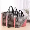 Bolsa no tejida de color spot recubierta con prensado en caliente bolsa de regalo publicitaria bolsa de compras de ropa no tejida portátil impresión de logotipo