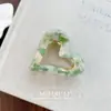 Pinza para el pelo de garra de metal de acetato Wave Moda Elegante Flor Parte trasera de la cabeza Moño Pinza Tiburón Accesorio para el cabello Venta al por mayor