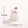 Decoración Navideña de Resina para Coche, Manualidades DIY, Adornos Pequeños al por Mayor, Escena Creativa de Muñeco de Nieve, Decoraciones para Escritorio del Hogar