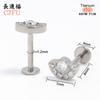 Pendientes de Titanio F136 con Circonita Studs para Cartílago Auricular en Forma de Corazón Studs Espirales Internos para Labio Pendientes Unisex Transfronterizos en Stock