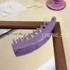 Grampo de cabelo longo em formato de banana, cor creme, valoriza todos os tons de pele, antiderrapante, essencial para criar um look atmosférico, acessório de cabelo requintado para mulheres