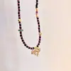 Collar de Perro con Perlas para Mujer 2025 Nueva Cadena para Clavícula Dopamina Colgante Regalo para Novia
