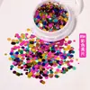 Lentejuelas Redondas para Uñas Estilo Mismo que Little Red Book Punto de Ola Parche Súper Brillante para Uñas Decoración Láser para Uñas Joyería para Uñas