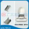 Suministro en stock 25 mm hebilla de pico de pato sin pegamento clip de correa hebilla ajustable hebilla elástica fábrica venta caliente