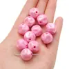 Contas Eletrodepositadas de Cor Sólida em Acrílico Contas de Fio Fig Fio Contas Soltas para DIY Manual Colar Pulseira Vestuário Acessórios Atacado