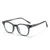 Armazón de Gafas Planas Versátil Pin de Ácido Propiónico Personalizado para Hombres y Mujeres 8657 Retro Literario Armazón de Gafas para Miopía con Filtro de Luz Azul
