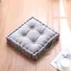 Cojín Cuadrado de Terciopelo Engrosado para Silla de Oficina para Estar Sentado Mucho Tiempo, Cojín de Felpa Antideslizante para Silla de Estudiante, Tatami para el Hogar