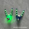 Suporte de cabeça com suporte de bateria leve, cabeça de chifre, suporte eletrônico luminoso, suporte de parafuso de 8 mm, acessórios para equipamentos de pesca
