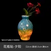 Imanes de Refrigerador de Cerámica Jingdezhen, Lugares Escénicos, Pegatinas Decorativas para Cafetería, Manualidades de Cerámica Estilo Dibujo Animado Lindo Pintadas a Mano
