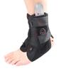 Puxador de botão corda tornozeleira cinto de fixação ajuste manual elástico placa de alumínio suporte ligamento pressão lenta tornozeleira estável