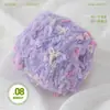 Fio arco-íris tricotado à mão, fio especial DIY novo estilo, grampos de cabelo de crochê, chapéus, cachecóis, bolsas, mantas de rosa, folhas