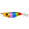Nuevo set de señuelos Luya camarón de madera camarón de madera luminoso anzuelo para calamar camarón falso fluorescente camarón electrónico caja de aparejos de pesca sj011