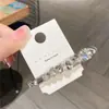 Grampo de Cabelo Strass Super Brilhante de Luxo Leve, Presilha de Maquiagem, Grampo de Cabelo Feminino de Alta Qualidade, Presilha Lateral, Presilha Doce para Franja, Tendência de Acessórios de Cabelo Japoneses e Coreanos