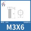 Tornillo de hexágono exterior de nylon Lianyang perno de plástico tornillo de nylon cabeza de lenteja tornillo de hexágono exterior tornillo aislante de hexágono exterior Blanco