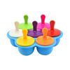 Molde de silicona para helado, molde para paletas de silicona, molde para helado casero para niños, molde para helado, caja de suplemento alimenticio para bebés