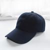 Primavera e Verão Dia Casual Bege Simples Cor Sólida Chapéu de Beisebol Masculino e Feminino Coringa Chapéu Capota Macia Boné Preto