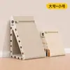 Arranhador de Gato Vertical de Papelão Branco Arranhador de Gato Anti-Arranhão Integrado Não Solta Pelo Resistente ao Desgaste Extra Grande Papelão Ondulado Afiador de Garras Brinquedo para Gato