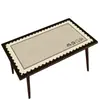Mantel individual estilo wabi-sabi, impermeable y resistente al aceite, mantel de PVC sin lavado, nuevo diseño 2026, lujo ligero y de alta gama, para mesas de sala de estar