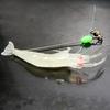 Venta al por mayor de fábrica Luya simulación camarón falso anzuelo de desgaste 8cm/6g anzuelo luminoso grupo de pesca Luya cebo blando cuentas luminosas camarón colgante