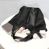 Bolsas Europeas y Americanas para Mujer Transfronterizas Retro Simple Bolso Grande Empalmado Cuero Suave Hombro Portátil Gran Capacidad Moderno Bolso Tote Simple