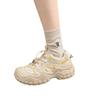 Zapatos de Papá Estilo Coreano de Nicho para Estudiantes Mujeres Verano 2025 Zapatillas Deportivas para Correr Estudiantes Combinación de Colores Zapatos Casuales de Montañismo Venta al por Mayor