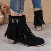 Otoño 2026 Nuevo Talla Grande Botas Casuales Cómodas para Mujer Estilo Europeo y Americano Modernas para Exteriores Talla Única