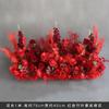 Boda Nueva Boda Auditorio Flecha Maceta Arte Floral Simulación Flor Colgante Camino de Flores Esquina de Flores Rojo Grande Utilería China