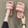 Zapatillas Blandas de Suela Gruesa Tallas Grandes para Mujer, Venta Caliente Transfronteriza, Nuevo Estilo de Verano, Modernas para Usar al Aire Libre, Zapatillas Antideslizantes para el Hogar de Pareja