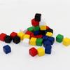 Cubo Acrílico 10mm Dados Brillantes Cubo de Plástico Transparente Cuadrado Colorido Juego de Mesa Pieza de Ajedrez