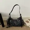 Bolsa de Mão Feminina Tendência para Moto 2026 Outono Novo Estilo Moda Personalizada Alta Qualidade Texturizada Ombro Transversal