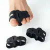 Separador de Dedos Sebs, Almofada Separadora de Dedos Sobrepostos, Separador de Dedos com Três Furos, Protetor de Dedos de Silicone