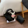 Bolso de Mano Pequeño para Mujer 2026 Nuevo Bolso de Hombro de Alta Gama para el Trabajo y los Viajes Diarios, Juego de Bolso Cruzado Tipo Cubo