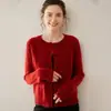 Cárdigan 100% Cachemir Puro para Mujer, Doble Hilo Engrosado Pequeños Retorcidos, Holgado, Aspecto Adelgazante, Suave y Ceroso, Tejido Amigable con la Piel Chaqueta y Suéter