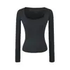 Camiseta Básica de Manga Larga Estilo Europeo para Mujer, Nueva de Otoño, Estilo 'Hot Girl', Moda 2026, Crop Top Delgado, Camiseta Base
