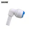 Venta al por mayor 1146 accesorios para purificador de agua 3 enchufes soldadura giratoria codo de 2 tubos conector de conexión rápida POM grado alimenticio