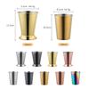 Jantar ao Ar Livre Bar Casa Cor Sólida de Alto Valor Copo de Cocktail Bebida Fria de Verão Cubo de Gelo Taça de Vinho de Aço Inoxidável
