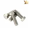 Pernos hexagonales exteriores de acero inoxidable 304, Tornillos hexagonales de rosca completa extendida de norma nacional, Piezas de conexión de alta resistencia
