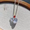 Piedra Ojo de Gato Calabaza Nube Cerradura Colgante Mariposa Adorno Versátil Opciones Multicolor Collar Popular Atracción Navideña Producto