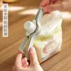 Clip de sellado para boquilla de descarga sellada clip a prueba de humedad para conservación de alimentos condimentos de cocina clip para bolsa de plástico de alimentos para snacks clip para leche en polvo