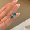 Joyería de Clip para Oreja, Accesorios de Lujo Ligero Irregulares con Forma de Estrella Micro-Adornados, de Moda y de Gama Alta, Elegantes y Nobles, Pendientes de Nicho Estilo Coreano