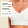 Sutiã Zeriluna Sexy Sem Costas, Ajuste Confortável Sem Costura, Design Versátil com Alças Cruzadas, Lingerie Push-Up