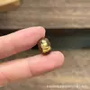 Cuentas de azufaifo de agarwood de Qinan incrustadas con parches de loto de nueve colas, cuentas espaciadoras, cuentas sueltas y accesorios para artesanías culturales
