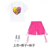Roupas de Performance de Street Dance Infantil Hiphop Largas Conjunto de Verão da Moda para Meninos Jazz para Apresentação de Palco para Meninas